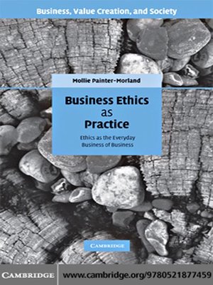 cover image of Business Ethics as Practice